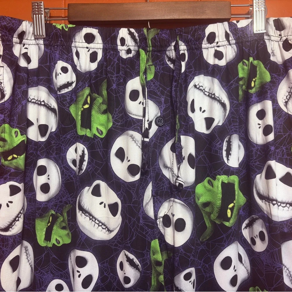2 The Nightmare Before Christmas Pajama Bottoms PJ Disney Lounge Pants - Picture 7 of 9